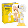 Medela Manual breast pump with Flex Shields Harmony Single Hand for More Comfort and Expressing More Milk