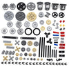 KonHaovF 116PCS Gear and Axle Set for Technic Parts Compatible with with Major Brand Technic Parts, DIY Gears Assortment Pack(Gears Pins Axles Differential New) for Technic Building Blocks Set