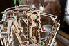 UGEARS 3D Puzzle Marble Run Chain - Creative 3D Wooden Puzzles for Adults with Rubber Band Motor - Marble Run Chain Wood Model Kit - Unique Wooden Puzzle - 3D Puzzles for Adults and Kids Building Kit