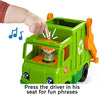 Fisher-Price Little People Musical Toddler Toy Recycling Truck Garbage Vehicle with Figure for Pretend Play Ages 1+ Years