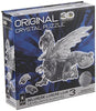 BePuzzled | Dragon Deluxe Original 3D Crystal Puzzle, Ages 12 and Up, Silver