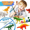 FUNZBO Dinosaur Painting Kit - Kids Painting Set with Painting Tools, Art Supplies, Dino World Map & Dinosaur Toys for Kids 3-5, Arts and Crafts, Toys for 3 Year Old Boys, 4 Year old Boy Birthday Gift