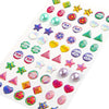 240 Piece Sticker Earrings 3D Gems Sticker Girls Sticker Earrings Self-Adhesive Glitter Craft Crystal Stickers