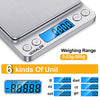 GDEALER Food Scale, 0.001oz/0.01g Precise Digital Kitchen Scale Gram Scales Weight Food Coffee Scale Digital Scales for Cooking Baking Stainless Steel Back-lit LCD Display Pocket Small Scale, Silver