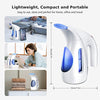 Hilife Steamer for Clothes, Portable Handheld Design, 240ml Big Capacity, 700W, Strong Penetrating Steam, Removes Wrinkle, for Home, Office and Travel(ONLY FOR 120V) (Blue)