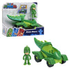 PJ Masks Gekko & Gekko Mobile, 2-Piece Articulated Action Figure and Vehicle Set, Green, Kids Toys for Ages 3 Up by Just Play