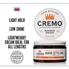 Cremo Premium Barber Grade Hair Styling Matte Cream, Light Hold, Low Shine, 4 Oz