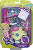 Polly Pocket Playset, Outdoor Toy with 2 Micro Dolls & Surprise Accessories, Pocket World Lil Ladybug Garden Compact