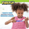 FIREFLY Light-up Timer Toothbrush with Suction Cup, 2 Count