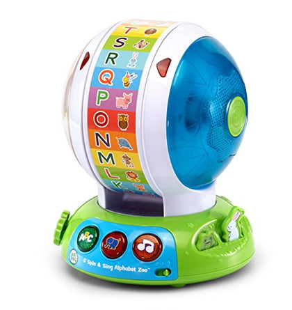 LeapFrog Spin and Sing Alphabet Zoo for ages 6 months to 36 months, Blue