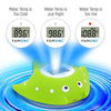 Baby Bath Thermometer with Room Thermometer - Famidoc FDTH-V0-22 New Upgraded Sensor Technology for Baby Health Bath Tub Thermometer Water Thermometer(Green)