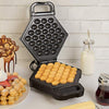 Bubble Waffle Maker - Electric Non stick Hong Kong Egg Waffler Iron Griddle w/Ready Indicator Light - Ready in under 5 Minutes- Free Recipe Guide Included, Make Delicious Waffle Ice Cream Cones, Gift