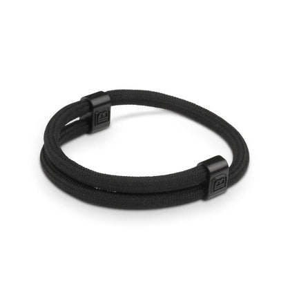 Dowling Brothers Paracord Adjustable Handmade Sport Bracelet (Black)