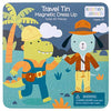 STEPHEN JOSEPH, Travel Tin Magnetic Dress Up, Dino and Dog