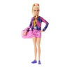 Barbie Gymnastics Doll & Accessories, Playset with Blonde Fashion Doll, C-Clip for Flipping Action, Balance Beam, Warm-Up Suit & More