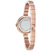 Bulova RhapsodyQuartz Ladies Watch, Stainless Steel Diamond , Rose Gold-Tone (Model: 97P145)