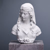 XMGZQ 11.4 Inch Roman Bust,Greek Goddess Statue,Large Classic Roman Bust Greek Mythology Decor Gifts,Greek Bust Sculpture for Home Decor,Used for Sketch Practice Aesthetics Statues and Sculptures