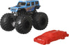 Hot Wheels Monster Trucks, 1 Toy Truck in 1:64 Scale & 1 Crushable Car (Styles May Vary)