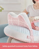 WYXunPlanet Breastfeeding Pillows for Babies,Feeding Pillow, Breastfeeding Nursing Pillows, Baby Nursing Pillows and backrests, Can Change The Baby's Feeding Position(Pink)