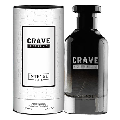 Intense Elite Crave Extreme For Men EDP, Eau de Parfum Men 100ML (3.4Oz), Men's Fragnances, Perfumes for Men Original, Perfumes Para Hombres, Long Lasting Cologne Men, Vetiver & Lavender Mens Perfume.