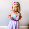 Tagitary Princess Pretend Jewelry Toy 48 Pcs Jewelry Dress Up Play Set for Girls Included Tiaras Necklaces Wands Rings Earrings and Bracelets, Kids Play Jewelry Set for Girls