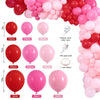 Winrayk 150Pcs Valentine's Day Balloon Garland Arch Kit Pink Red Rose Red Balloons 18