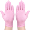 SwiftGrip Pink Nitrile Exam Gloves, 3-mil, Small, 100-ct Box, Powder-Free, Latex-Free, Medical Grade Gloves for Cleaning & Esthetician