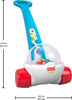 Fisher-Price Corn Popper Baby to Toddler Push Toy with Ball-Popping Action for Ages 1+ Years, 2-Piece Assembly, Blue