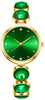 ADSBIAOYE Elegant Women Wrist Watches Unique Diamond Bracelet Watch Fashion Dress Quartz Watch Ladies Gift Watches (1 Green)