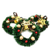 SXFSE Dollhouse Decoration Accessories, 1:12/1:6 Toy House Miniature Scene Model Christmas Wreath Pretend Toys