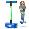 Toys for 3-12 Year Old Boys Girls, Foam Pogo Jumper for Kids Outdoor Toys Gifts for 3-12 Year Old Boys Pogo Stick for Kids Age 7 and Up Xmas Birthday Party Gifts Stocking Stuffers?Green Blue?