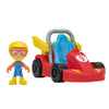 Blippi Go-Kart Racer Pull Back Vehicle - Features Racer Figure - Toys for Kids and Preschoolers