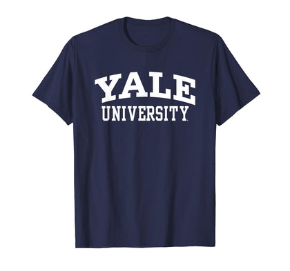 Yale Bulldogs Apparel Arched Navy Officially Licensed T-Shirt