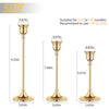 Candlestick Holders,Taper Candle Holder for Candlesticks Gold Brass Vintage Candle Stick Candle Holder Candelabra Candle Holder for Fireplace Party Dining Home