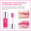 Plumping Lip Oil, Hydrating Lip Gloss Tinted Lip Balm Lip Care Transparent Toot Lip Oil, Long Lasting Nourishing Lip Glow Oil Non-sticky Big Brush Shine Moisturizing Primer Lip Tint (015# Cherry)