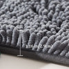 SONORO KATE Bathroom Rug,Non-Slip Bath Mat,Soft Cozy Shaggy Thick Bath Rugs for Bathroom,Plush Rugs for Bathtubs,Water Absorbent Rain Showers and Under The Sink (Dark Grey, 32