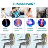 Lumbar Support Pillow for Office Chair Back Support Pillow for Car, Computer, Gaming Chair, Recliner Memory Foam Back Cushion for Pain Relief Improve Posture, Mesh Cover Double Adjustable Straps