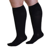 Mojo Compression Socks 3XL Plus Size Support Hose, 20-30mmHg, Unisex, Wide Calf, Opaque Design, Made in USA - Alleviates Chronic Venous Insufficiency & Spider Veins