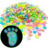 ZRAIUPUSA 1000 PCS Multi-Color Glow Pebbles,Glow Stones,Glowing Rocks Colorful Decor for Fish Tank Pathway Garden Aquarium Walkway Driveway,Shining Pebbles Driven by Light or Sunlight