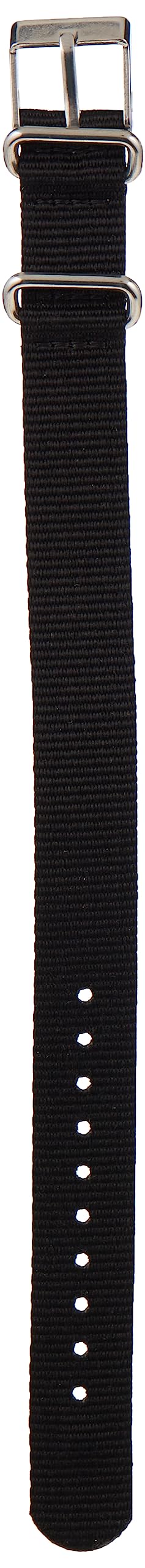 Timex TW7C03500 Weekender 16mm Black Fabric Slip-Thru Strap