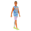 Barbie Fashionistas Ken Fashion Doll #212 with Prosthetic Leg, Los Angeles Jersey, Purple Shorts & Sneakers