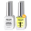 Gellen Cuticle Oil & Softener for Nails, 2 Pcs 18ml Cuticle Remover & Strengthener, Nail Cuticle Protector, 2 in 1 Nail Care Kit for Cuticle Removing & Repairng Manicure Essentials for Gel Nail Polish