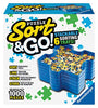 Ravensburger Sort and Go Jigsaw Puzzle Accessory - Sturdy and Easy to Use Plastic Puzzle Shaped Sorting Trays to Organize Puzzles Up to 1000 Pieces, Blue