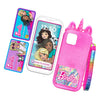 Barbie Unicorn Play Phone Set with Lights and Sounds, Unicorn Phone Case and Wristlet, Toy Cell Phone for Kids, Kids Toys for Ages 3 Up by Just Play