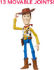 Mattel Disney and Pixar Toy Story Woody Large Action Figure, Posable with Authentic Detail, Toy Collectible, 12 inch Scale