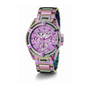 GUESS Ladies 40mm Watch - Iridescent Strap Iridescent Case Iridescent Dial