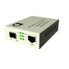 ADnet 10 Gigabit Fiber to 10G Copper UTP Ethernet Media Converter - Open SFP+ 10Gb Slot - 10G Base-T to 10G Base-R - Cat7 UTP 1m Cable in Set - 10 Gbps Gbit Fiber Optic Converter