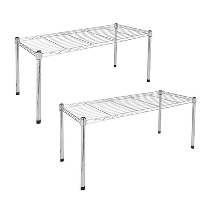 Simple Deluxe Heavy Duty 1-Shelf Shelving, Adjustable Storage Units, Steel Organizer Wire Rack, 29.92