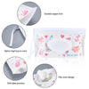 5 Pcs Wet Wipe Pouches Portable, Baby Wipes Dispenser Bags, Wet Wipe Holder Dispenser Bag Refillable Reusable with Sealed Zipper, Diaper Wipe Carrying Holder Pouches for Travel