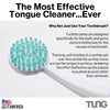 Peak Essentials | TUNG Natural Brush & Gel Kit | Tongue Cleaner for Adults | Tongue Scraper to Fight Bad Breath and Halitosis | Mouth Odor Eliminator | Fresh Mint | Made in America (Starter Pack)